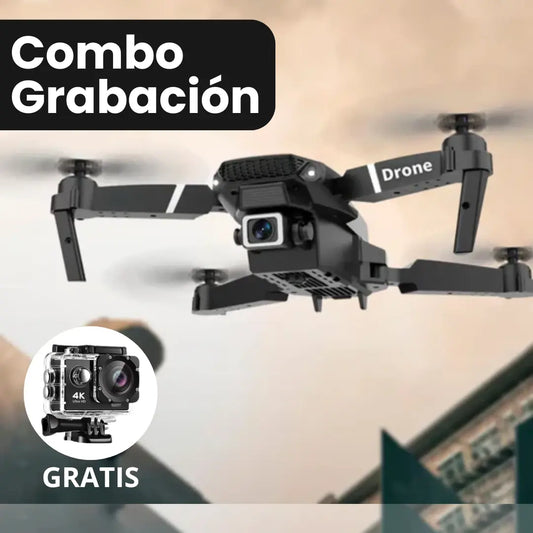 Combo Grabación: Dron Doble Camara 4k DroneXplorer™ + GOPRO HERO 3 GRATIS 🎁