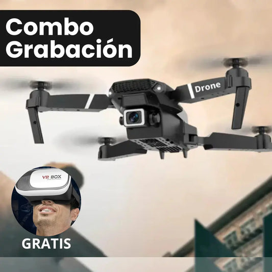 Combo Grabación: Dron Doble Camara 4k DroneXplorer™ +  Lentes de Realidad Virtual GRATIS 🎁
